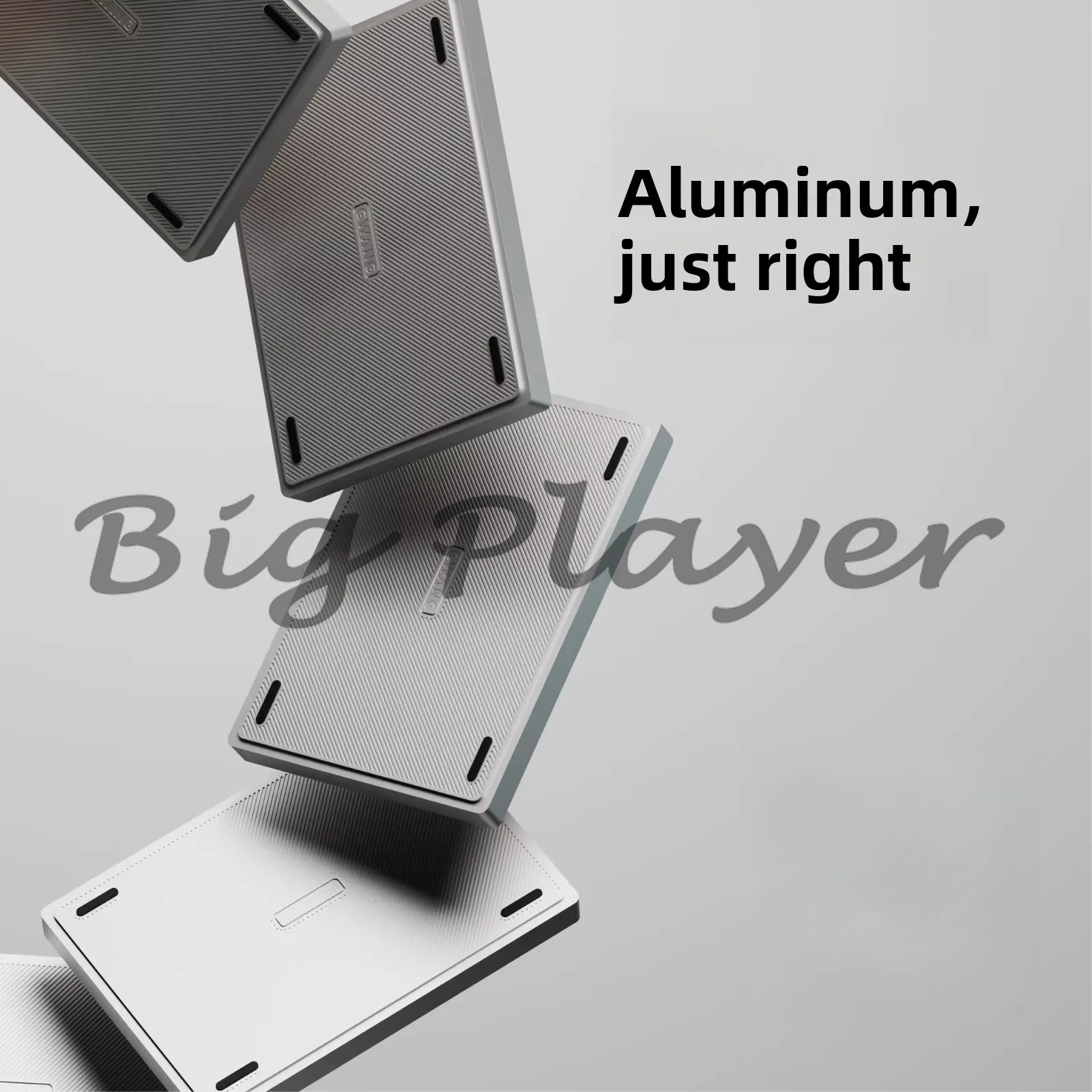 Aluminum alloy rectangular tray storage storage box screw plate pencil case table